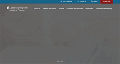 Desktop Screenshot of leesburgregional.org